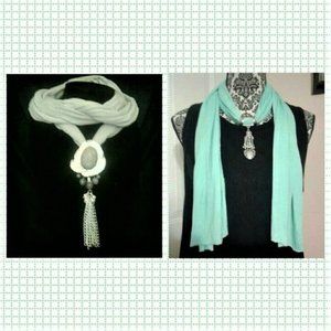 Two Gorgeous Jewelry Scarfs